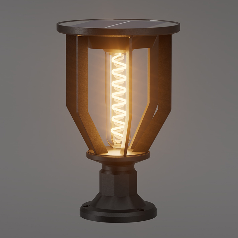 PY-LED GR D04 Rund Solar Garden Light