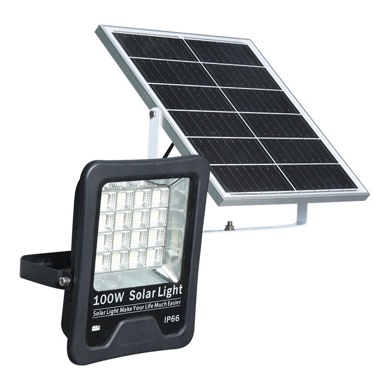 PY-SLFL20-100W Lithium-Ion Batteri Solar Flood Light
